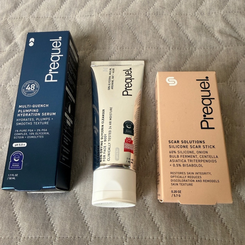 Prequel Bundle: Serum, Scar Stick & Cleanser New
